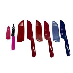 NEW! Kuhn Rikon Slice And Serve Knife Set Of 5
